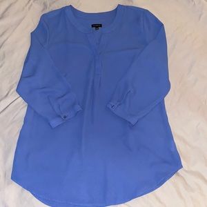 Talbots, Sheer Tunic Blouse 3/4 Sleeve, Size Medium